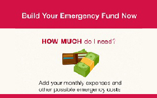 [INFOGRAPHIC] BUILD YOUR EMERGENCY FUND NOW