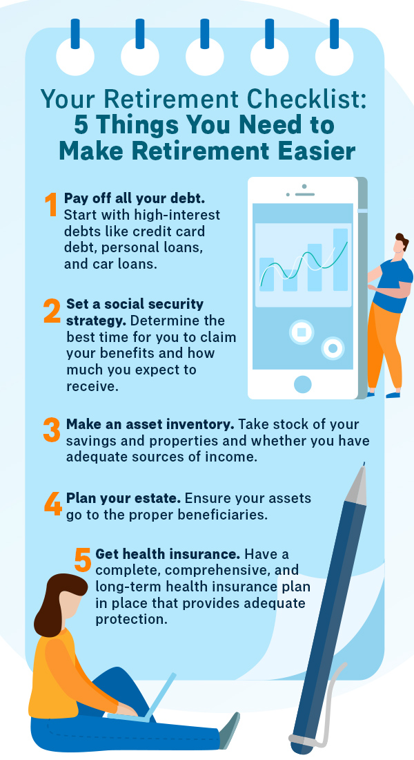 Your Retirement Checklist: 5 Things You Need to Make Retirement Easier
